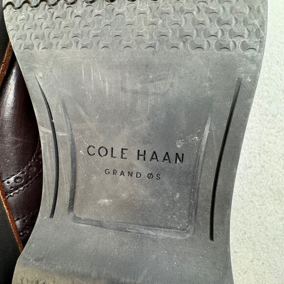 Cole Haan Grand OS Wingtip Oxford Shoes Men\'s 12M Brown Leather Brogue Lace Up main image 5